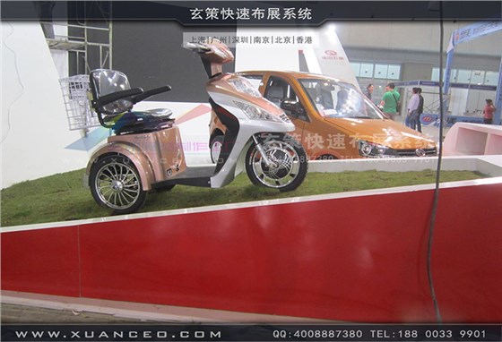 福田自行車展-自行車展展臺(tái)搭展-上海玄策展覽工廠02