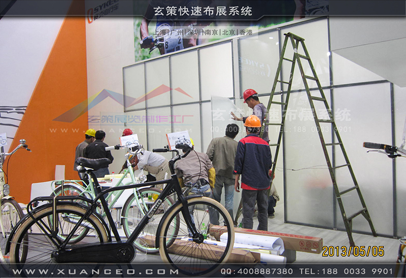 賽克展臺(tái)搭展-自行車展展臺(tái)搭展-上海玄策展覽工廠04