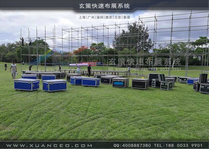 松下-PICN25周年慶活動戶外搭建中